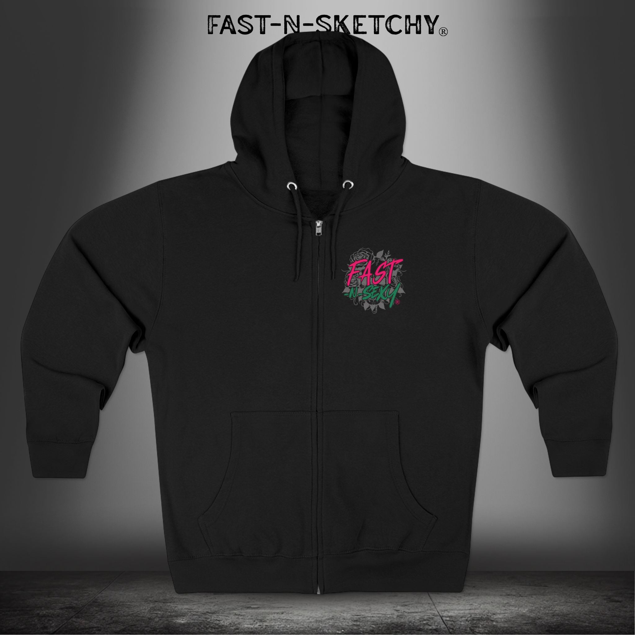 Full Moon Full Throttle: Biker Edition - Zip Up Hoodie