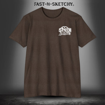 Stitch Your Life Back Together. Ride Hard. Ride Sober. - Biker Edition Premium Fitted Tee
