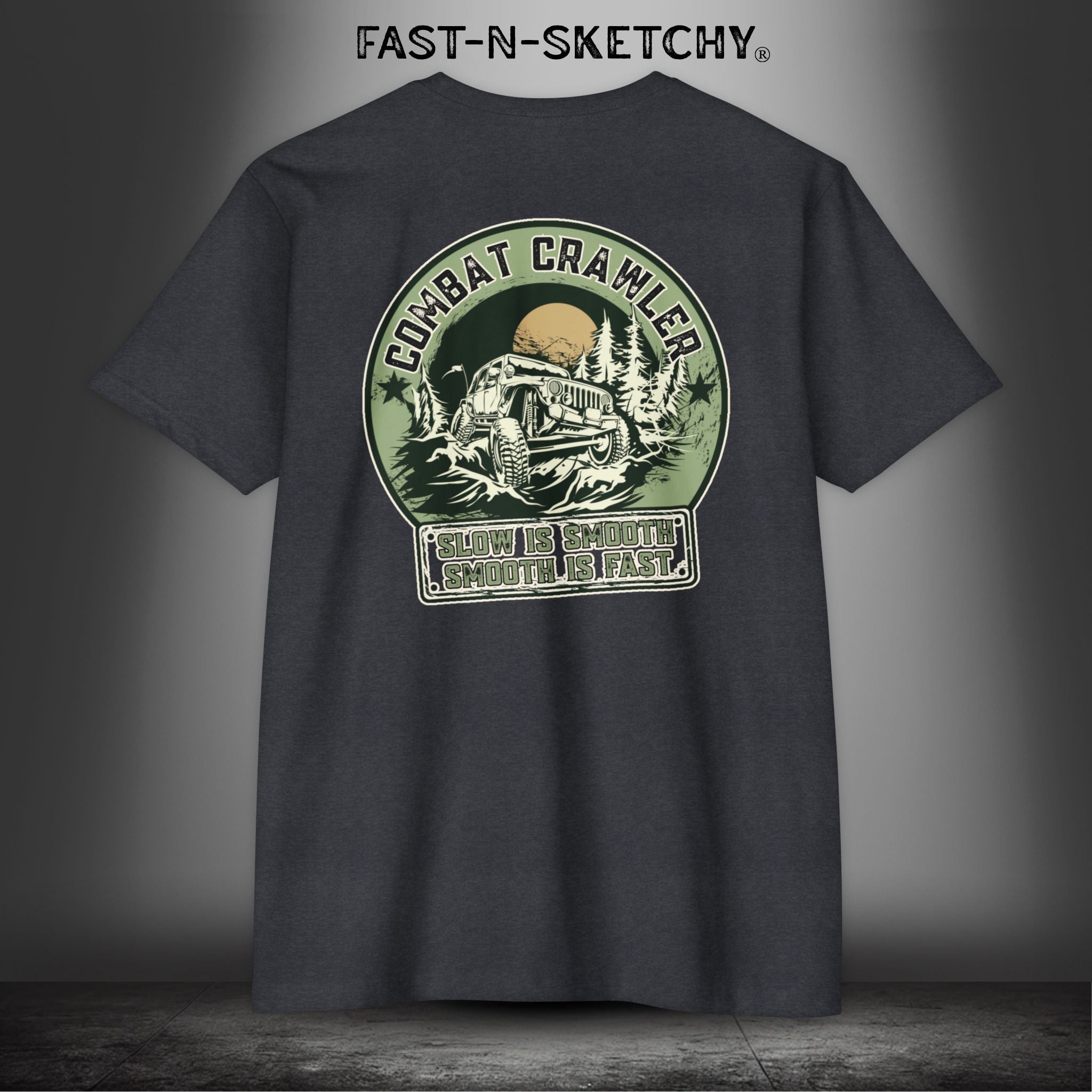 Combat Crawler - Slow is Smooth, Smooth is Fast (Jeep Edition) - T-Shirt