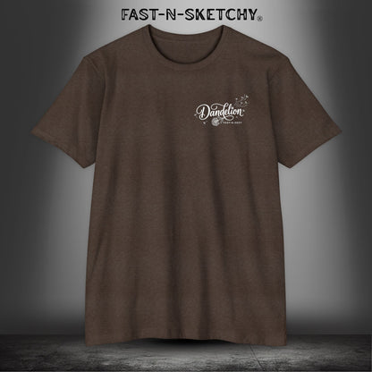 Dandelion: Born To Live Free, Riding on a Breeze - Biker Edition Premium Fitted Tee