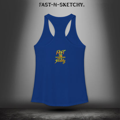 Crew Chief Said, Send It: Bagger Racing Biker Edition Razorback Tank