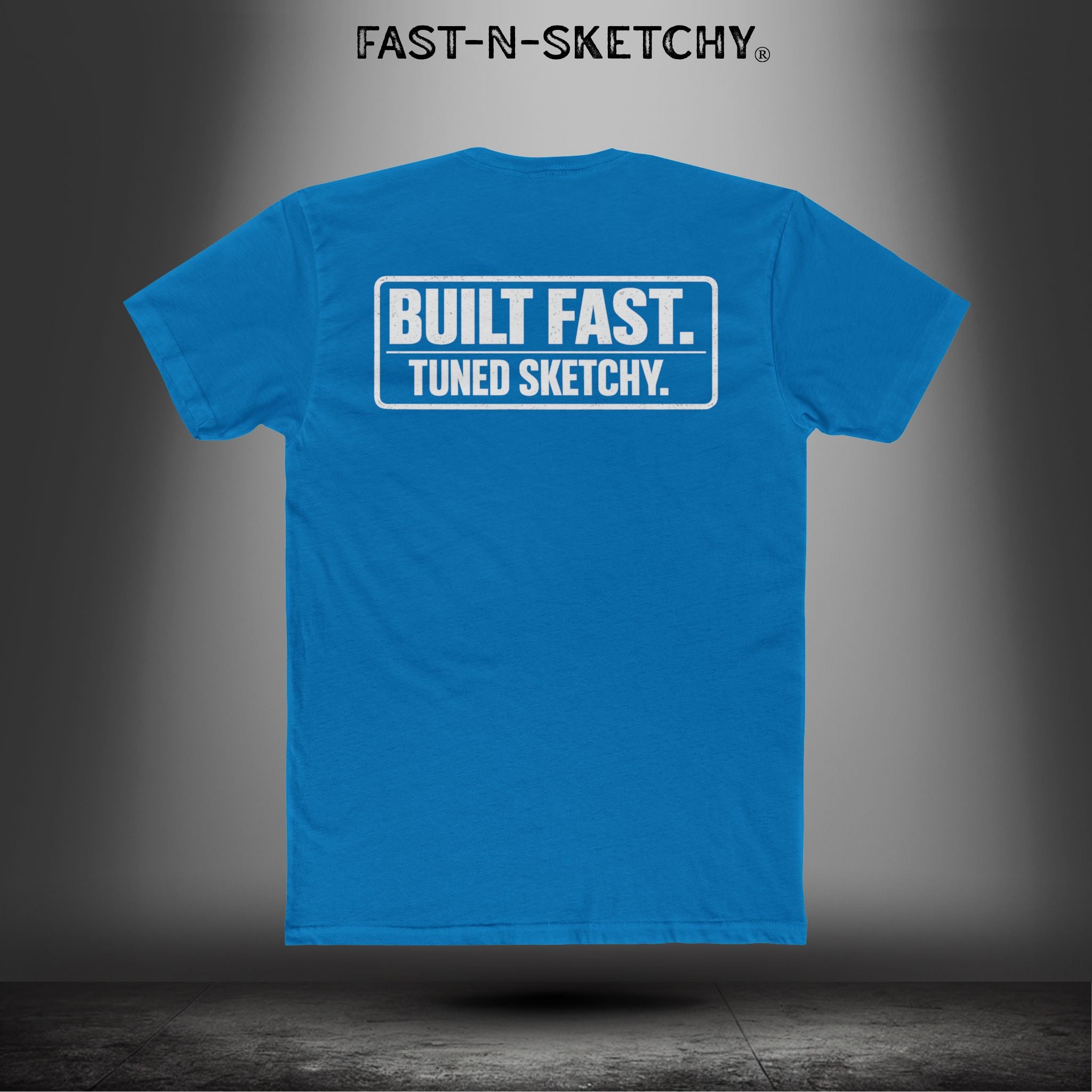 Built Fast, Tuned Sketchy: Bagger Racing Biker Edition Relaxed Classic Tee