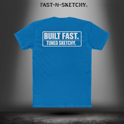 Built Fast, Tuned Sketchy: Bagger Racing Biker Edition Relaxed Classic Tee