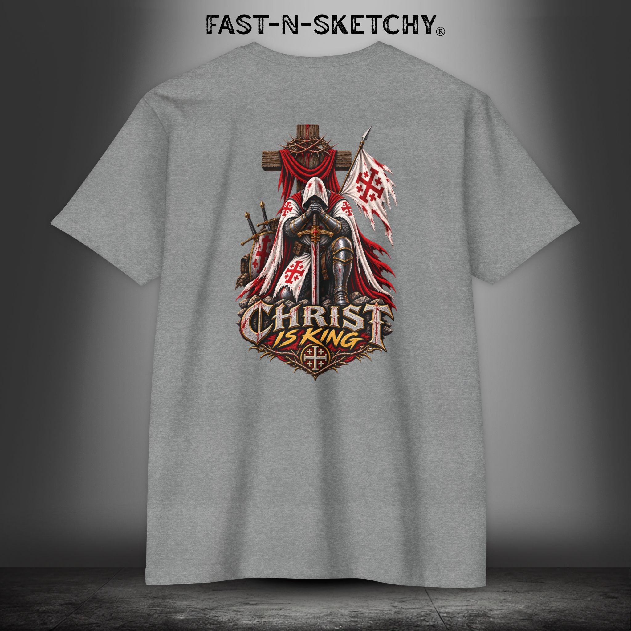 Crusaders' Christ Is King Tee: Military Edition