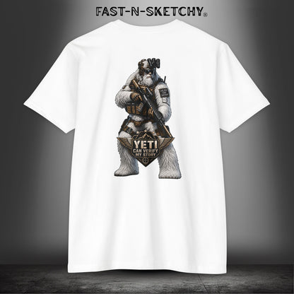 Yeti Can Verify My Story: Military Edition Tee