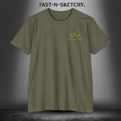 The Highlife: Roll Fatties & Bang Baddies: Biker Edition Premium Fitted Tee