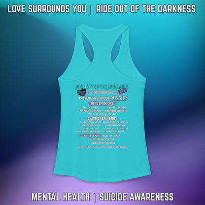 Ride Out of the Darkness 2026 Women's Racerback Tank - LSY