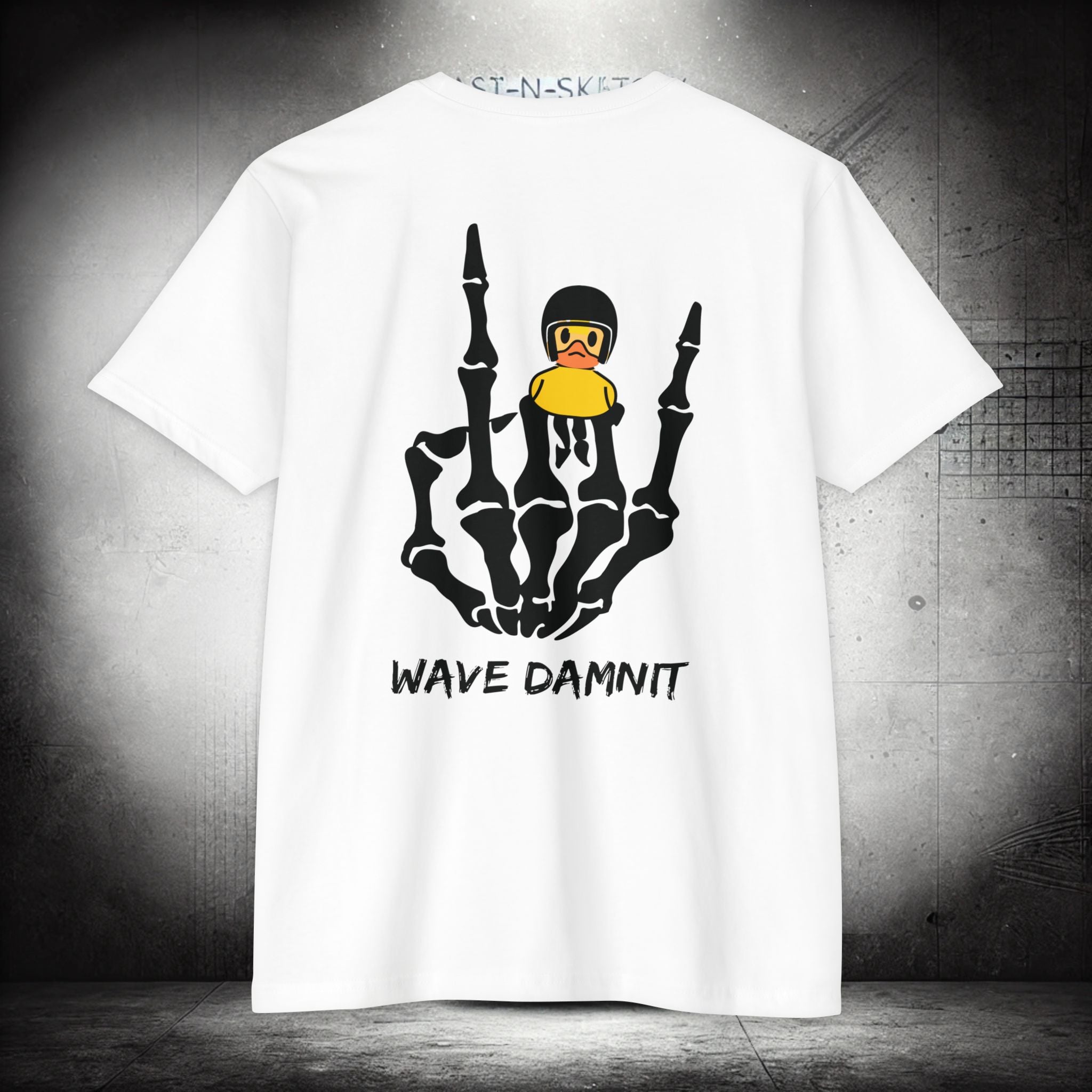 JEEP EDITION: WAVE DAMNIT created by Holly - T-Shit Next Level 6210 (White)
