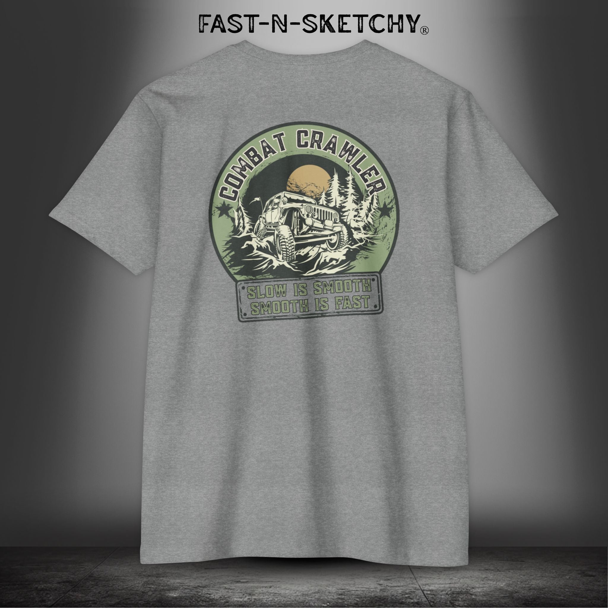 Combat Crawler - Slow is Smooth, Smooth is Fast (Jeep Edition) - T-Shirt
