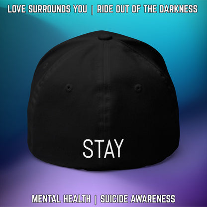 Suicide Awareness Ride Out of the Darkness Flexfit Hat - LSY