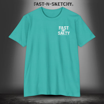 Fast-N-Salty Flag Tee — Premium Fitted Patriotic T-Shirt