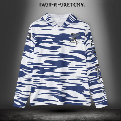 Marlin Camo UV Protection Hoodie — Saltwater Fishing