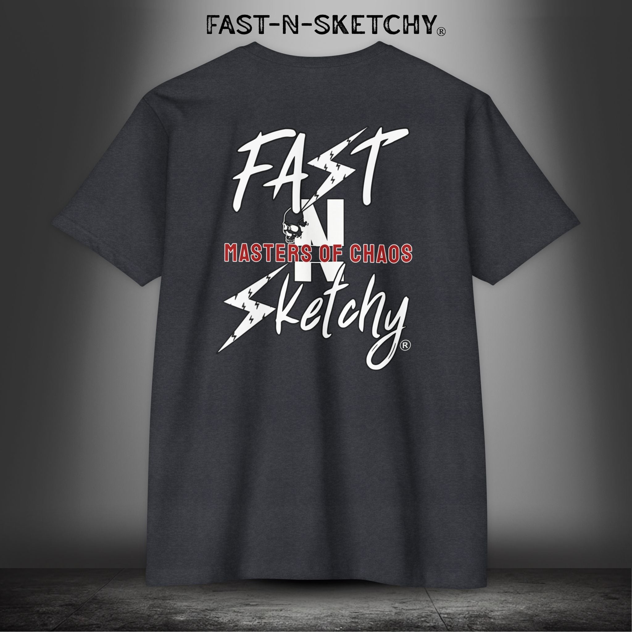 Fast-N-Sketchy Logo Premium Fitted Tee