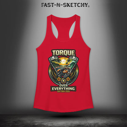 Torque Over Everything: Daytona Bike Week Bagger Racing Biker Edition Razorback Tank