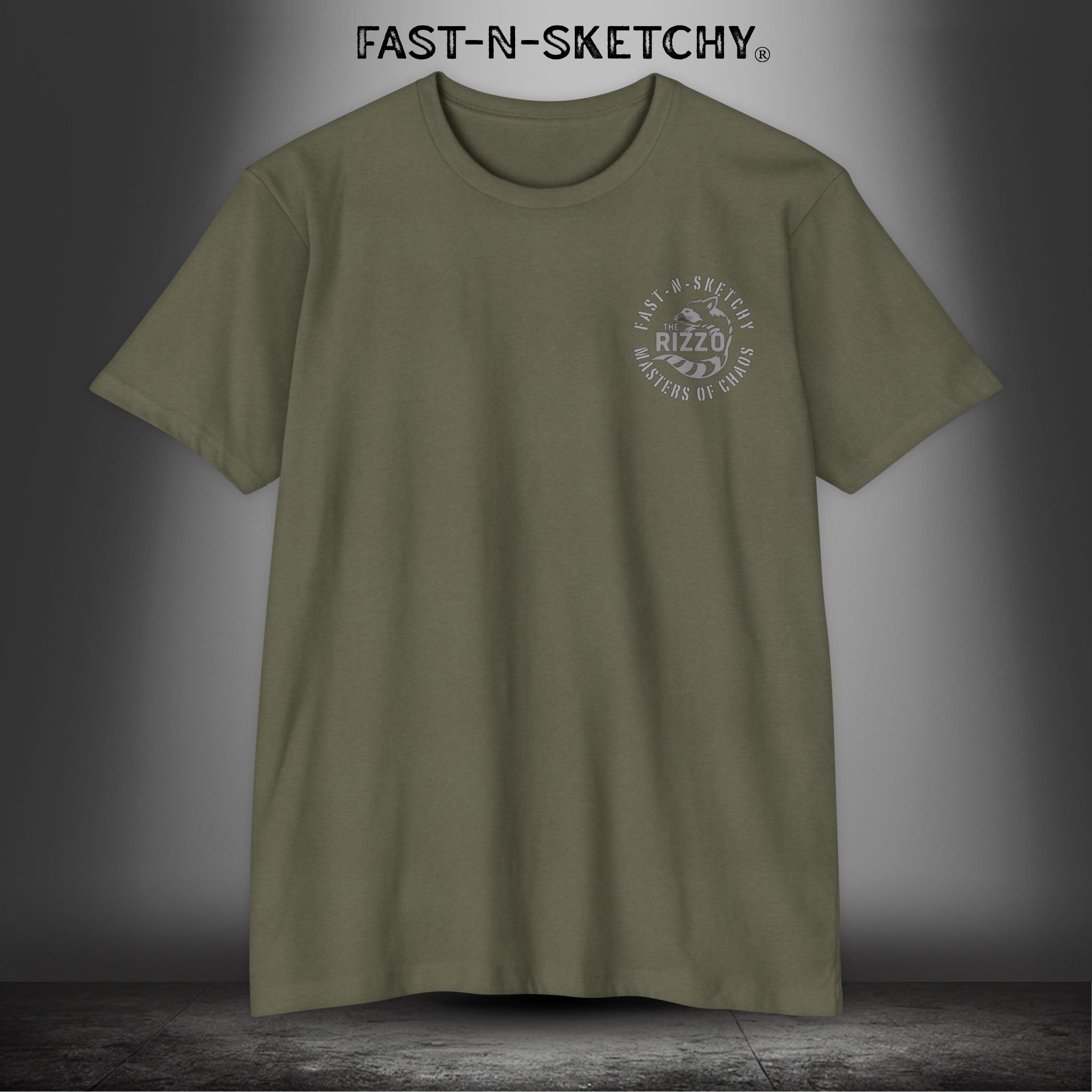 On the Way, The Rizzo: FAST-N-SKETCHY - T-Shirt next Level 6210