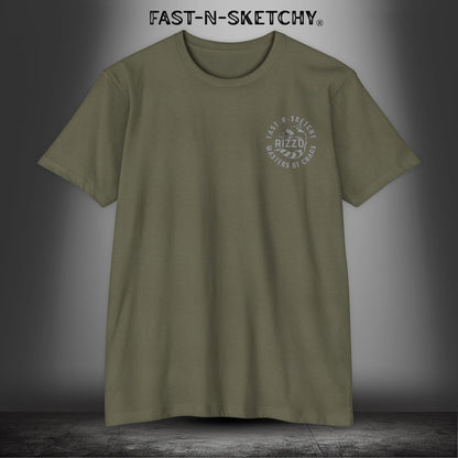 On the Way, The Rizzo: FAST-N-SKETCHY - T-Shirt next Level 6210