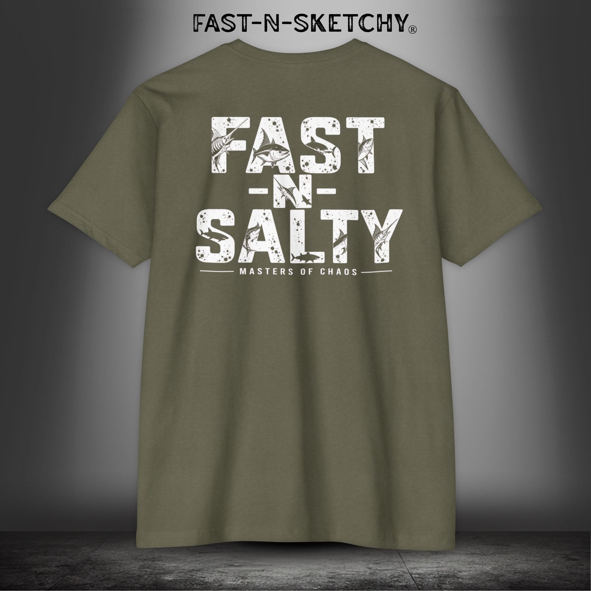 Fast-N-Salty Tee — Premium Fitted Patriotic T-Shirt