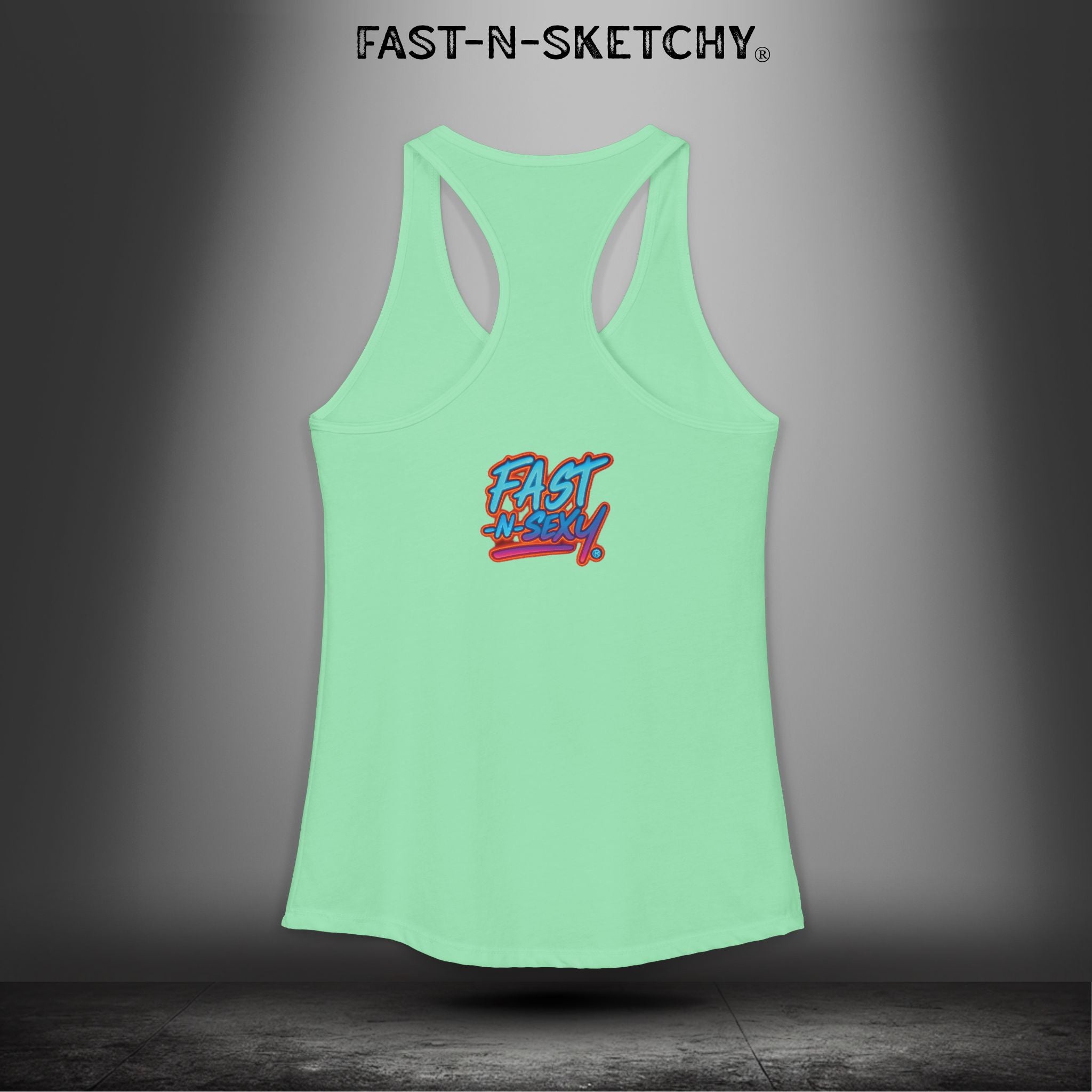 I am Enough: FAST-N-SEXY - Racerback Tank Top