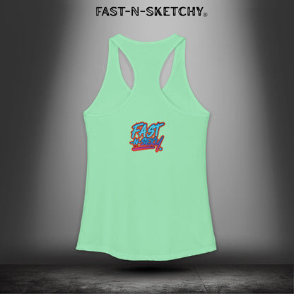 I am Enough: FAST-N-SEXY - Racerback Tank Top