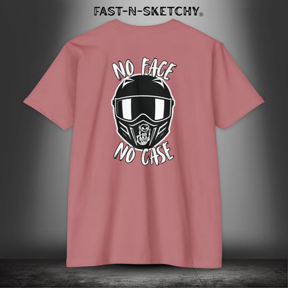 No Face, No Case: Biker Edition Premium Fitted Tee (Colors)