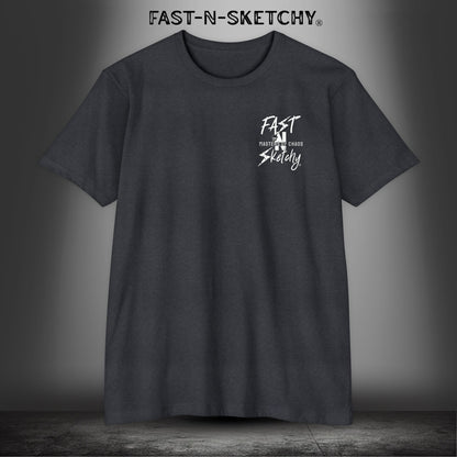 No Face, No Case: Biker Edition Premium Fitted Tee (Darks)