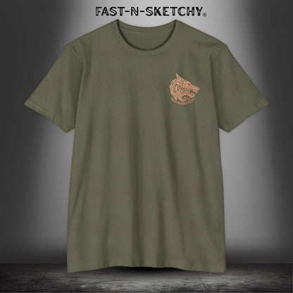 The Coyote: Death Dealer or Healer, You Decide - T-Shirt Next Level 6210