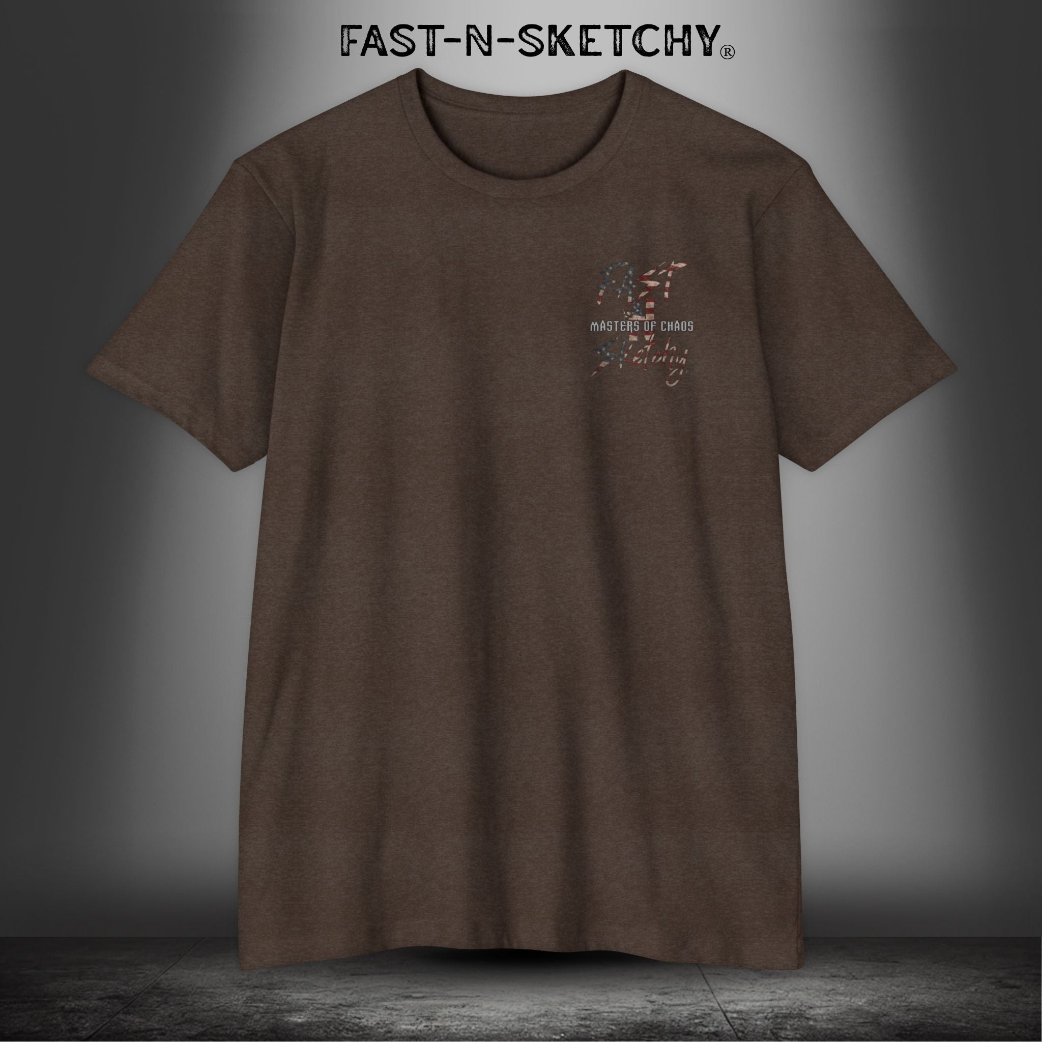 Forged in Darkness Military Edition — "Guided by the Light" Patriotic Tee