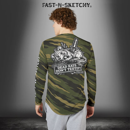 Dead Rats Don't Testify: Biker Edition UV Riding Long-Sleeve Tee