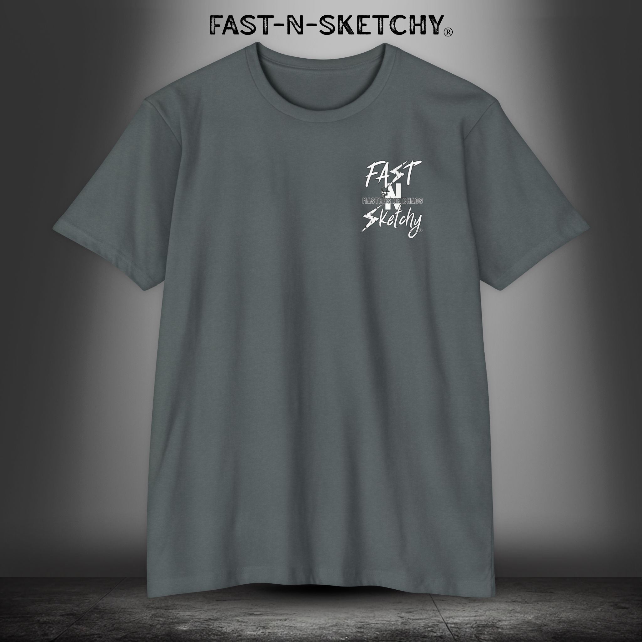 No Face, No Case: Biker Edition Premium Fitted Tee (Colors)