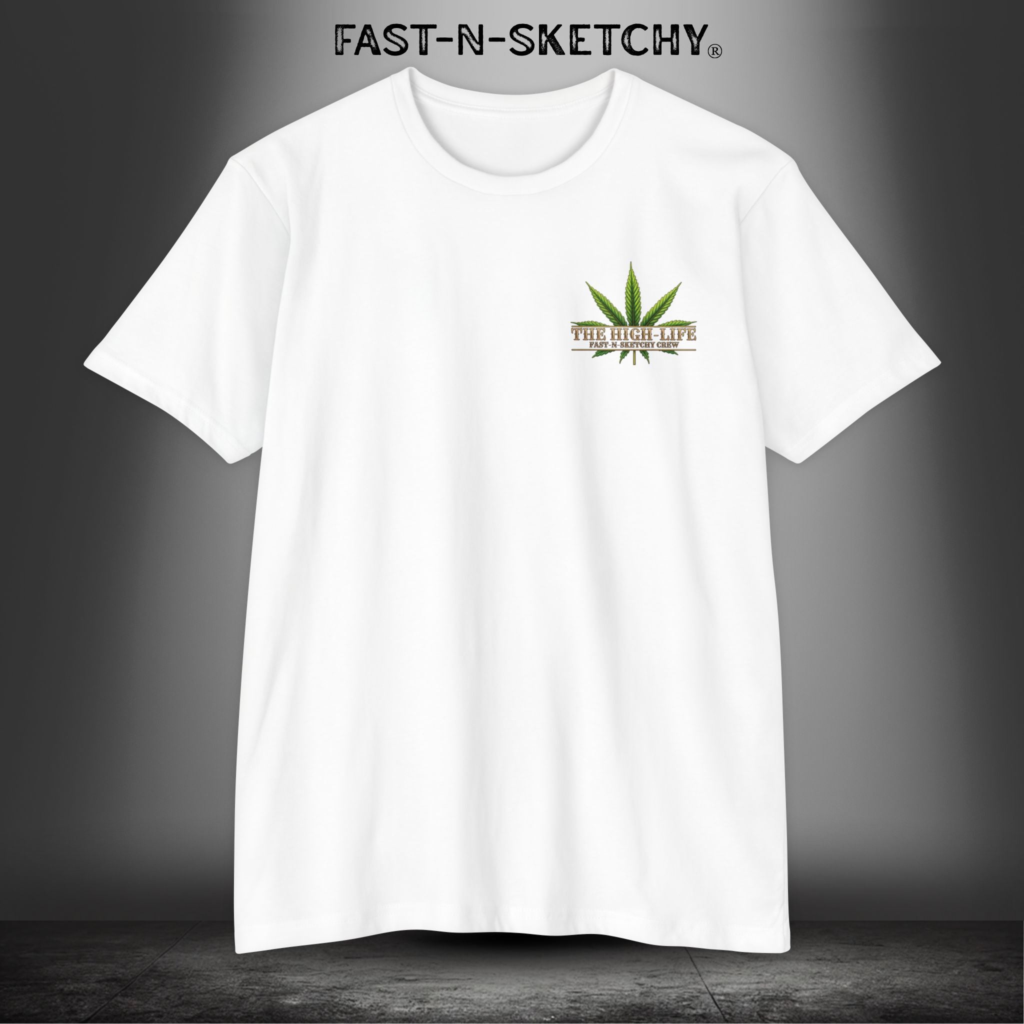 The Highlife: Roll Fatties & Bang Baddies: Biker Edition Premium Fitted Tee