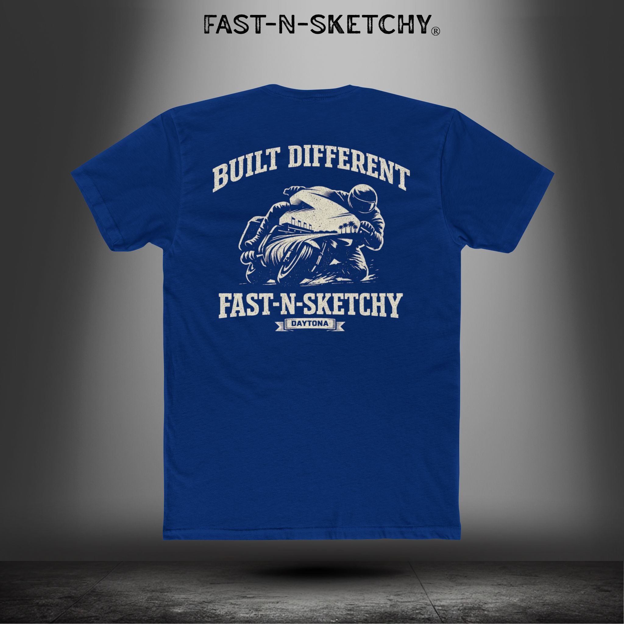Built Different: Daytona Bike Week Bagger Racing Biker Edition Relaxed Classic Tee
