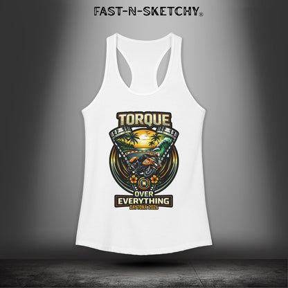Torque Over Everything: Daytona Bike Week Bagger Racing Biker Edition Razorback Tank