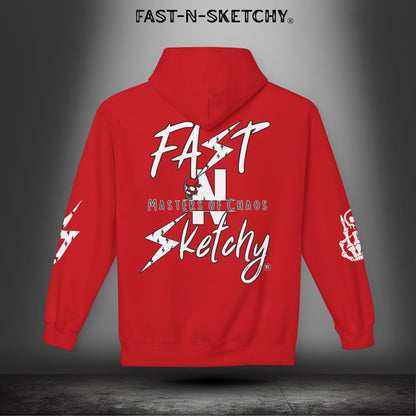 FAST-N-SKETCHY®: Fleece Hoodie 80/20 Blend (Dark Colors)