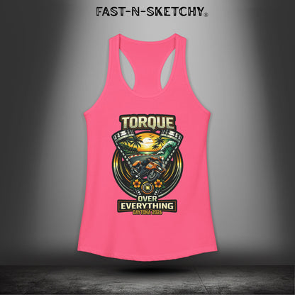 Torque Over Everything: Daytona Bike Week Bagger Racing Biker Edition Razorback Tank