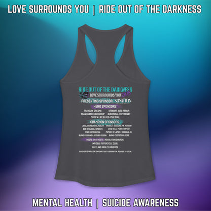 Ride Out of the Darkness 2026 Women's Racerback Tank - LSY
