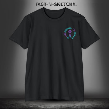 Stay Suicide Prevention Flag T-Shirt | Love Surrounds You | Ride Out of the Darkness | Mental Health Awareness - LSY