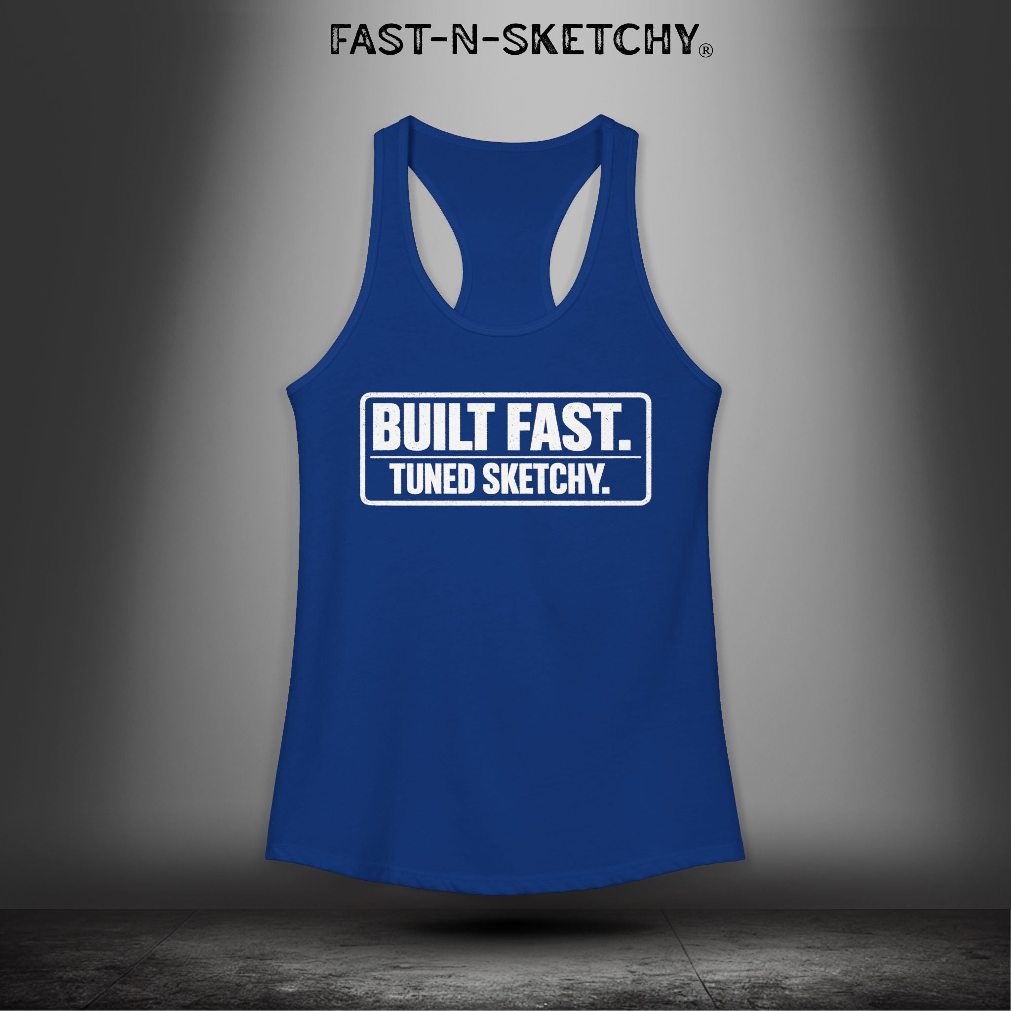 Built Fast, Tuned Sketchy: Bagger Racing Biker Edition Razorback Tank