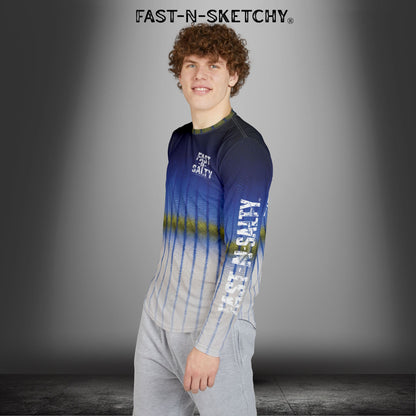 Marlin Camo Fast-N-Salty UV Protection Long Sleeve Shirt
