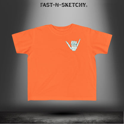 FAST-N-SALTY™ Salty & Sketchy – Toddler Tee | Saltwater in the Veins. Mischief in the Soul.