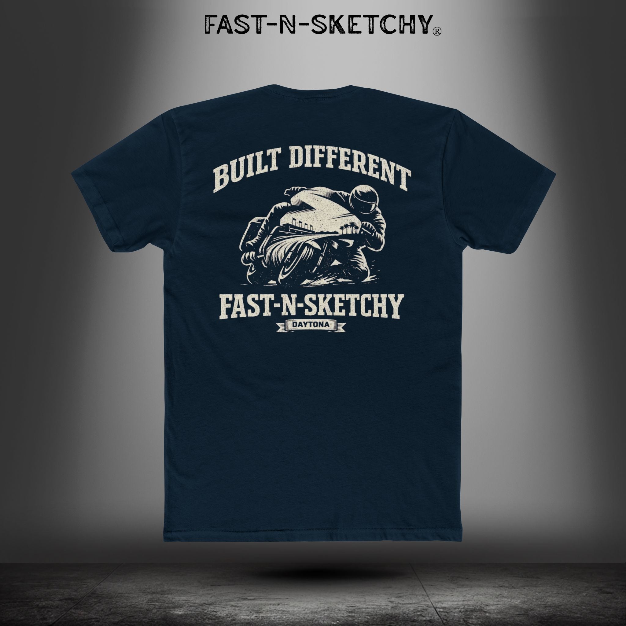 Built Different: Daytona Bike Week Bagger Racing Biker Edition Relaxed Classic Tee