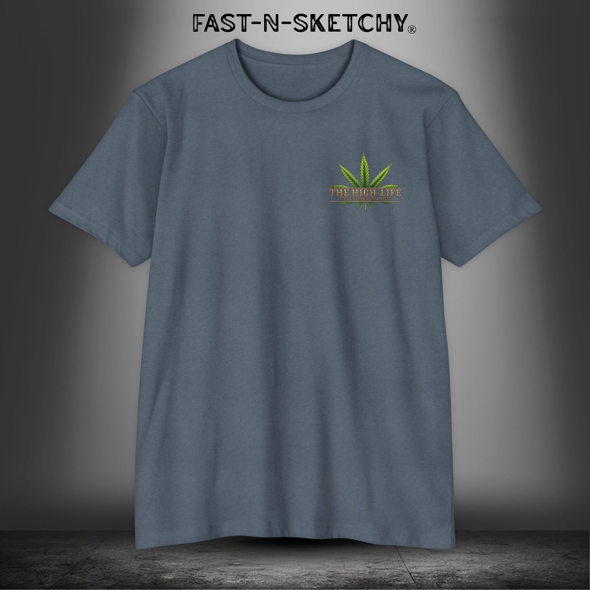 The Highlife: Roll Fatties & Bang Baddies: Biker Edition Premium Fitted Tee