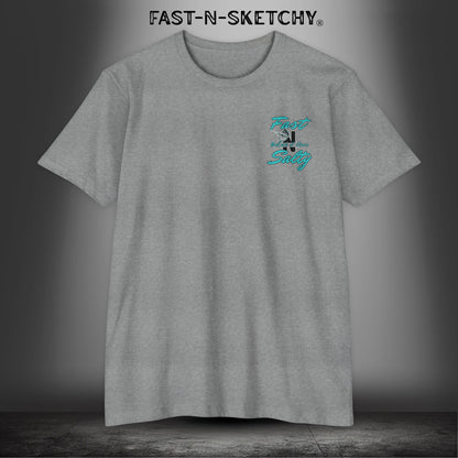 WE GREW HERE, YOU FLEW HERE, GO AWAY: T-Shirt Next Level 6210