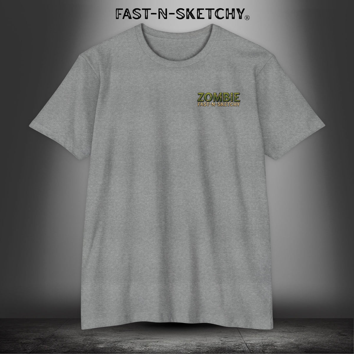 22 a Day, Not Today: Zombie T-Shirt by FAST-N-SKETCHY® - alternate view