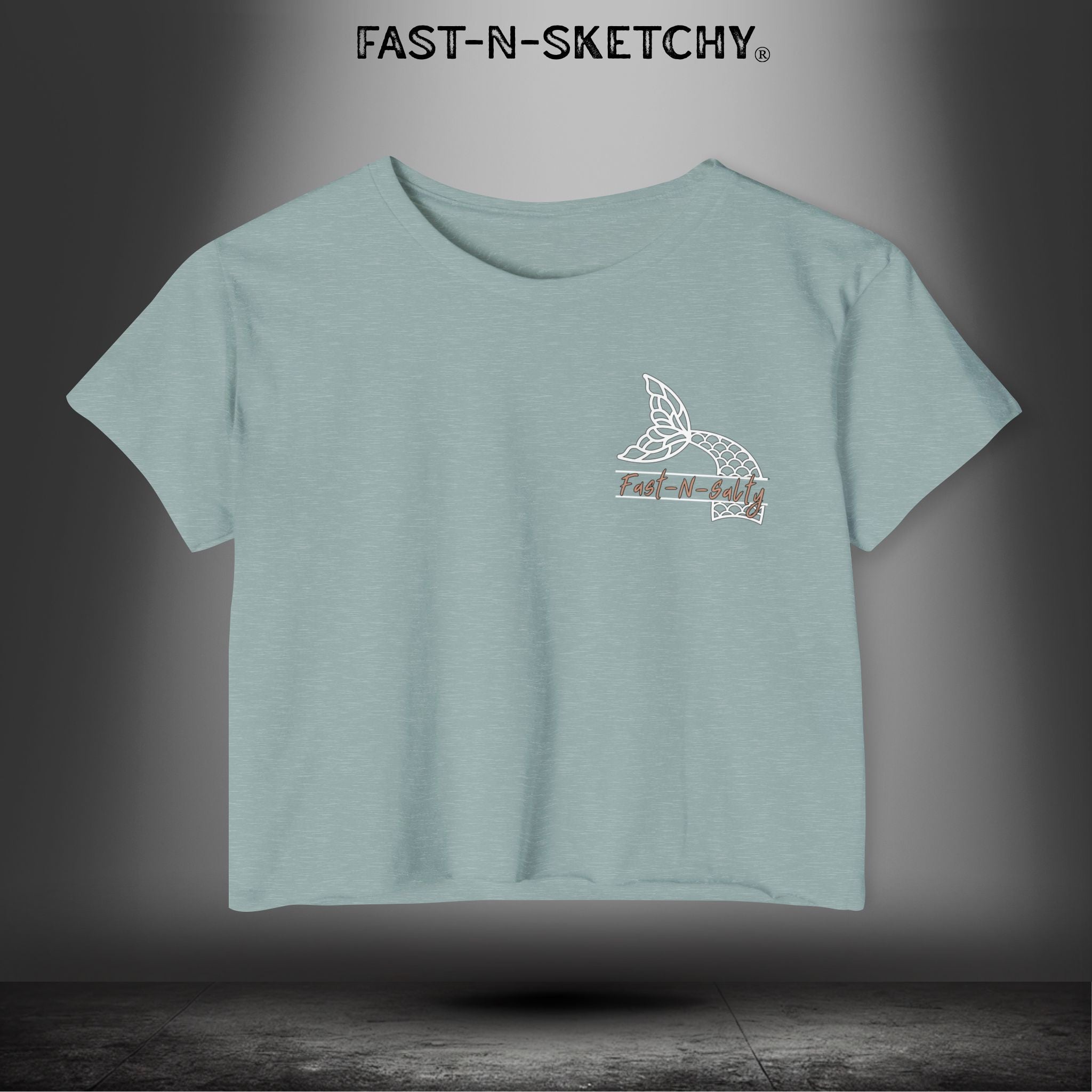 Wicked Wahine - FAST-N-SALTY - Crop Top