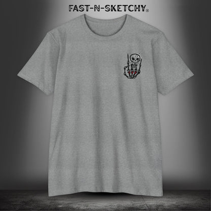 FAST-N-SKETCHY - T-shirt Classic Fit Crewneck - Next Level 6210 (Light Colors)
