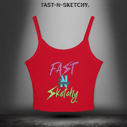 FAST-N-SKETCHY®: Spaghetti Strap Tank Top