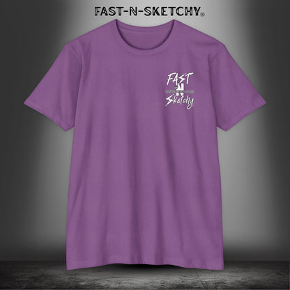 No Face, No Case: FAST-N-SKETCHY - T-Shirt
