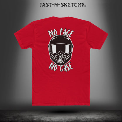 No Face, No Case: Biker Edition Relaxed Classic Tee (S-5XL)