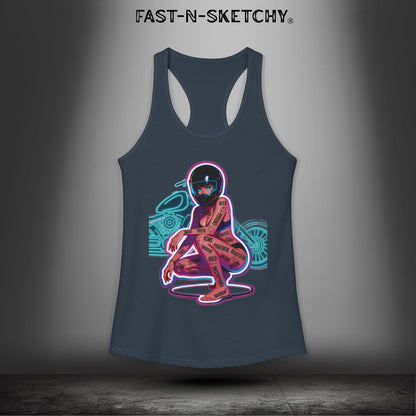 I am Enough: FAST-N-SEXY - Racerback Tank Top