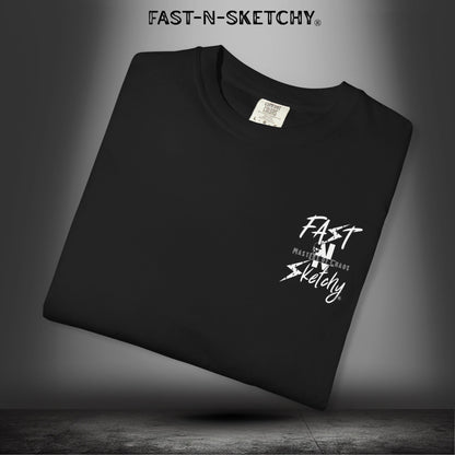 No Face, No Case: FAST-N-SKETCHY - T-Shirt up to 4XL (Multiple Colors)